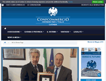 Tablet Screenshot of convenzioni.confcommercio.ct.it