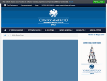 Tablet Screenshot of confcommercio.en.it