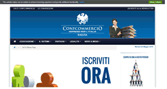 Desktop Screenshot of confcommercio.rg.it