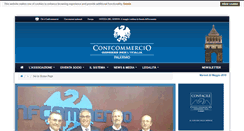 Desktop Screenshot of confcommercio.pa.it