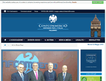 Tablet Screenshot of confcommercio.pa.it